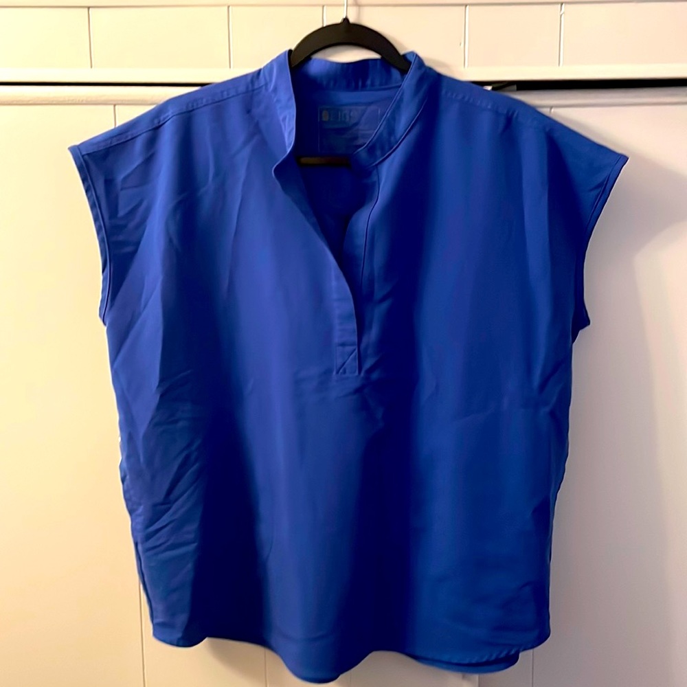 FIGS Denim Blue Top